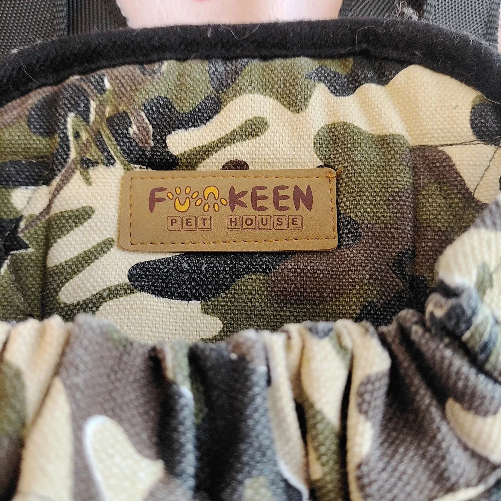 FurKeen Camouflage Pet Carrier